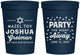 Personalized Bar Mitzvah 16 oz Stadium Cups - 13th Birthday Mazel Tov | 110019
