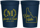 Personalized Wedding 16 oz Stadium Cups - Idaho | 111