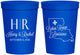 Personalized Wedding 16 oz Stadium Cups - Louisiana | 117