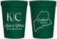 Personalized Wedding 16 oz Stadium Cups - Maine | 118