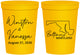 Personalized Wedding 16 oz Stadium Cups - Maryland | 119