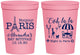 Personalized Bat Mitzvah 16 oz Stadium Cups - 12th Birthday Paris | 120004