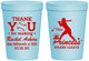 Personalized Bat Mitzvah 16 oz Stadium Cups - 12th Birthday Softball | 120011