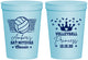 Personalized Bat Mitzvah 16 oz Stadium Cups - 12th Birthday Volleyball | 120015