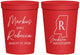 Personalized Wedding 16 oz Stadium Cups - Mississippi | 123