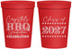 Personalized Graduation 16 oz Stadium Cups - Class Of 2027 Bbq | 130005