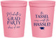 Personalized Graduation 16 oz Stadium Cups - Class Of 2027 Tassel Hassel | 130011