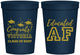 Personalized Graduation 16 oz Stadium Cups - Class Of 2027 Educated Af | 130017