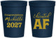 Personalized Graduation 16 oz Stadium Cups - Class Of 2027 Educated Af | 130018