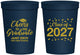 Personalized Graduation 16 oz Stadium Cups - Class Of 2027 Cheers Graduate | 130021