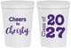 Personalized Graduation 16 oz Stadium Cups - Class Of 2027 Cheers | 130037
