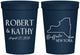 Personalized Wedding 16 oz Stadium Cups - New York | 131