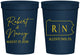 Personalized Wedding 16 oz Stadium Cups - Pennsylvania | 137