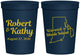 Personalized Wedding 16 oz Stadium Cups - Rhode Island | 138