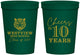 Personalized Class Reunion 16 oz Stadium Cups - Class Of 2017 10 Year | 140005