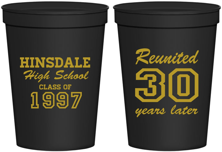 Personalized Class Reunion 16 oz Stadium Cups - Class Of 1997 30 Year | 140012