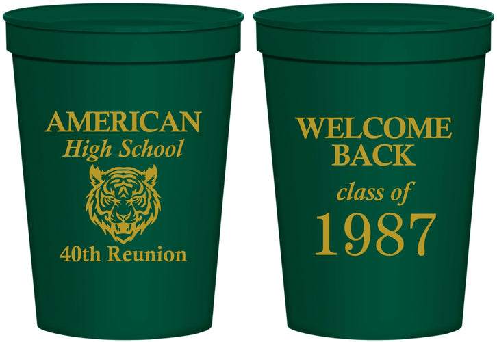 Personalized Class Reunion 16 oz Stadium Cups - Class Of 1987 40 Year | 140013