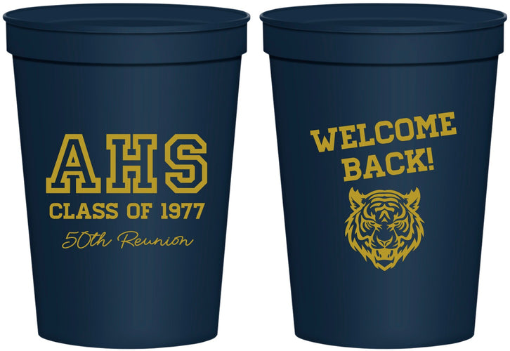 Personalized Class Reunion 16 oz Stadium Cups - Class Of 1977 50 Year | 140014