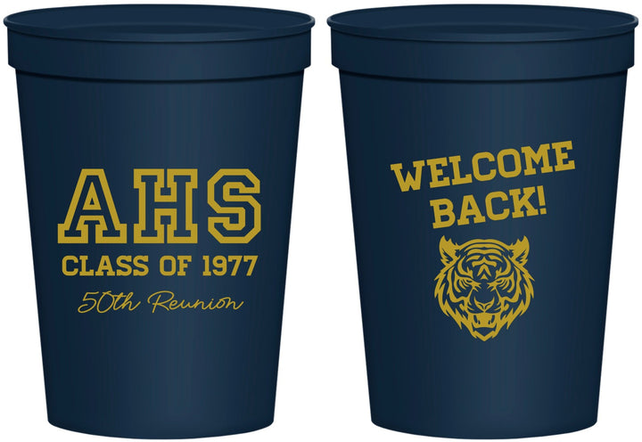 Personalized Class Reunion 16 oz Stadium Cups - Class Of 1977 50 Year | 140014