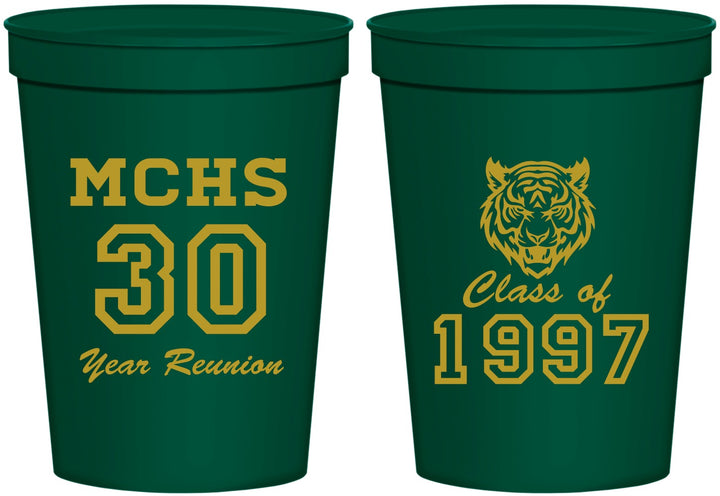 Personalized Class Reunion 16 oz Stadium Cups - Class Of 1997 30 Year | 140017