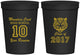 Personalized Class Reunion 16 oz Stadium Cups - Class Of 2017 10 Year | 140020