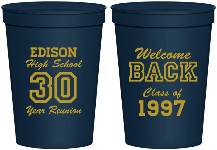 Personalized Class Reunion 16 oz Stadium Cups - Class Of 1997 30 Year | 140022