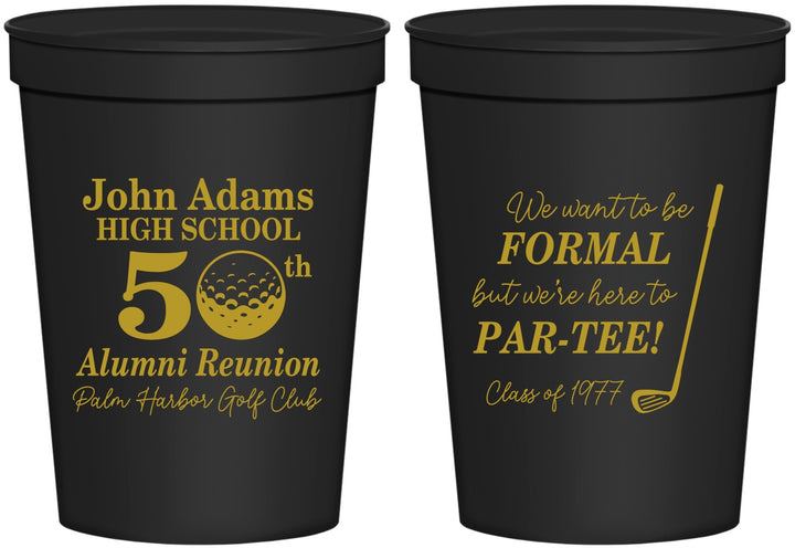 Personalized Class Reunion 16 oz Stadium Cups - Class Of 1977 50 Year | 140024