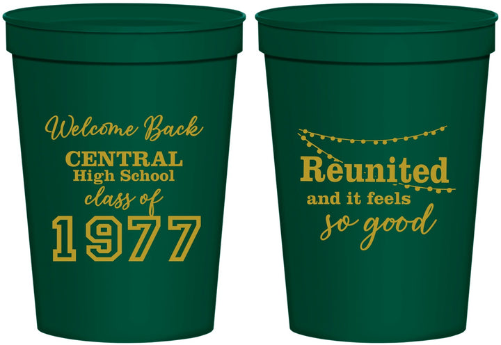 Personalized Class Reunion 16 oz Stadium Cups - Class Of 1977 50 Year | 140029