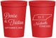 Personalized Wedding 16 oz Stadium Cups - Tennessee | 141