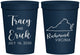 Personalized Wedding 16 oz Stadium Cups - Virginia | 145