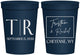 Personalized Wedding 16 oz Stadium Cups - Wyoming | 149