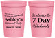 Personalized Retirement 16 oz Stadium Cups - 7 Day Weekends | 150004