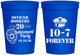 Personalized Retirement 16 oz Stadium Cups - Police Officer | 150012