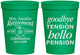 Personalized Retirement 16 oz Stadium Cups - Teacher | 150020
