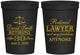 Personalized Retirement 16 oz Stadium Cups - Lawyer | 150025