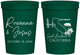 Personalized Wedding 16 oz Stadium Cups - California | 154
