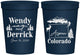 Personalized Wedding 16 oz Stadium Cups - Colorado | 155