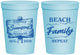 Personalized Family Reunion 16 oz Stadium Cups - Beach Family Repeat | 160013