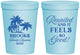 Personalized Family Reunion 16 oz Stadium Cups - Beach Reunited | 160017