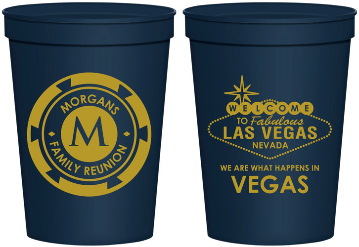 Personalized Family Reunion 16 oz Stadium Cups - Las Vegas | 160037