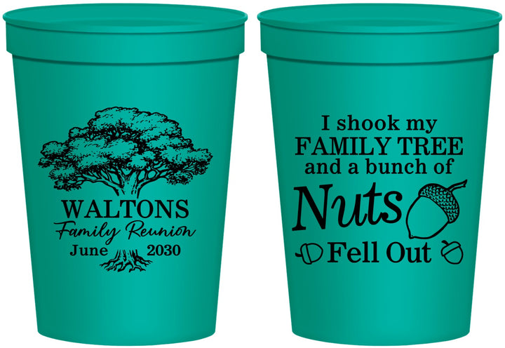 Personalized Family Reunion 16 oz Stadium Cups - Tree | 160058