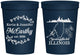 Personalized Wedding 16 oz Stadium Cups - Illinois | 162