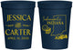 Personalized Wedding 16 oz Stadium Cups - Indiana | 163