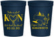 Personalized Wedding 16 oz Stadium Cups - Massachusetts | 170
