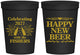 Personalized New Years 16 oz Stadium Cups - 2027 Happy New Beer | 170004