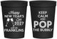 Personalized New Years 16 oz Stadium Cups - 2027 Pop The Bubbly | 170006