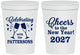 Personalized New Years 16 oz Stadium Cups - 2027 Cheers | 170011