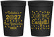 Personalized New Years 16 oz Stadium Cups - 2027 Nye Confetti | 170012