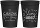 Personalized New Years 16 oz Stadium Cups - 2027 Cheers | 170018