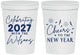 Personalized New Years 16 oz Stadium Cups - 2027 Cheers | 170019